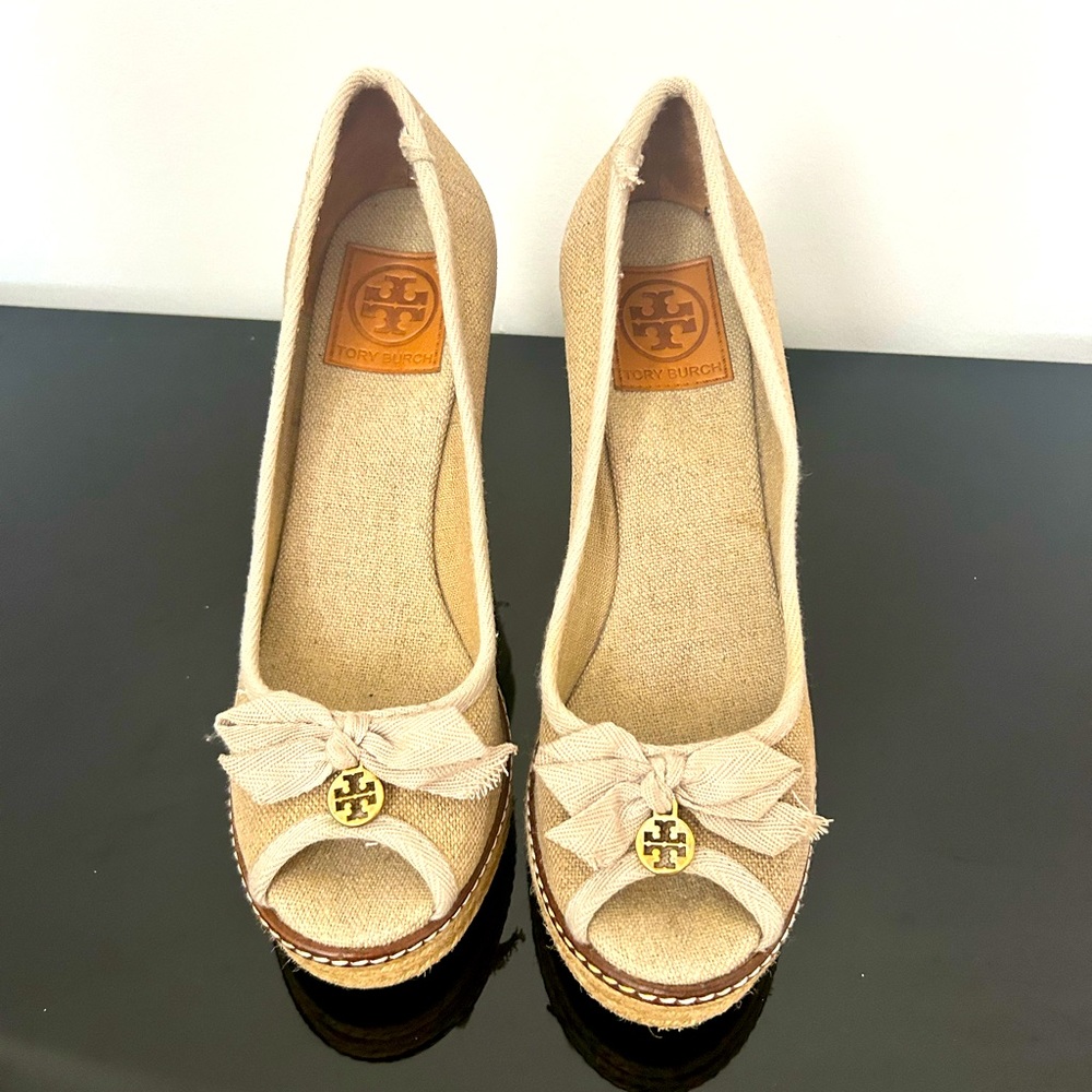 Tory Burch Peep toe Jackie Espadrille